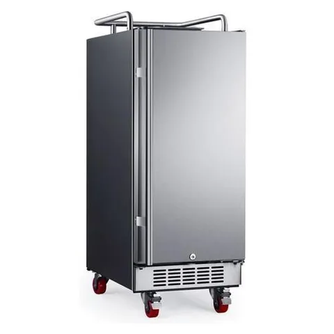 Quarter-Barrel Keg Stainless Steel Digital Kegerator