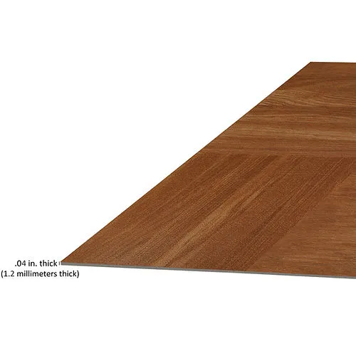 Achim Nexus Self Adhesive Vinyl Floor Tile - 20 Tiles/20 Sq. Ft., 12 x 12, Medium Oak Plank-Look, photo 3 of 5