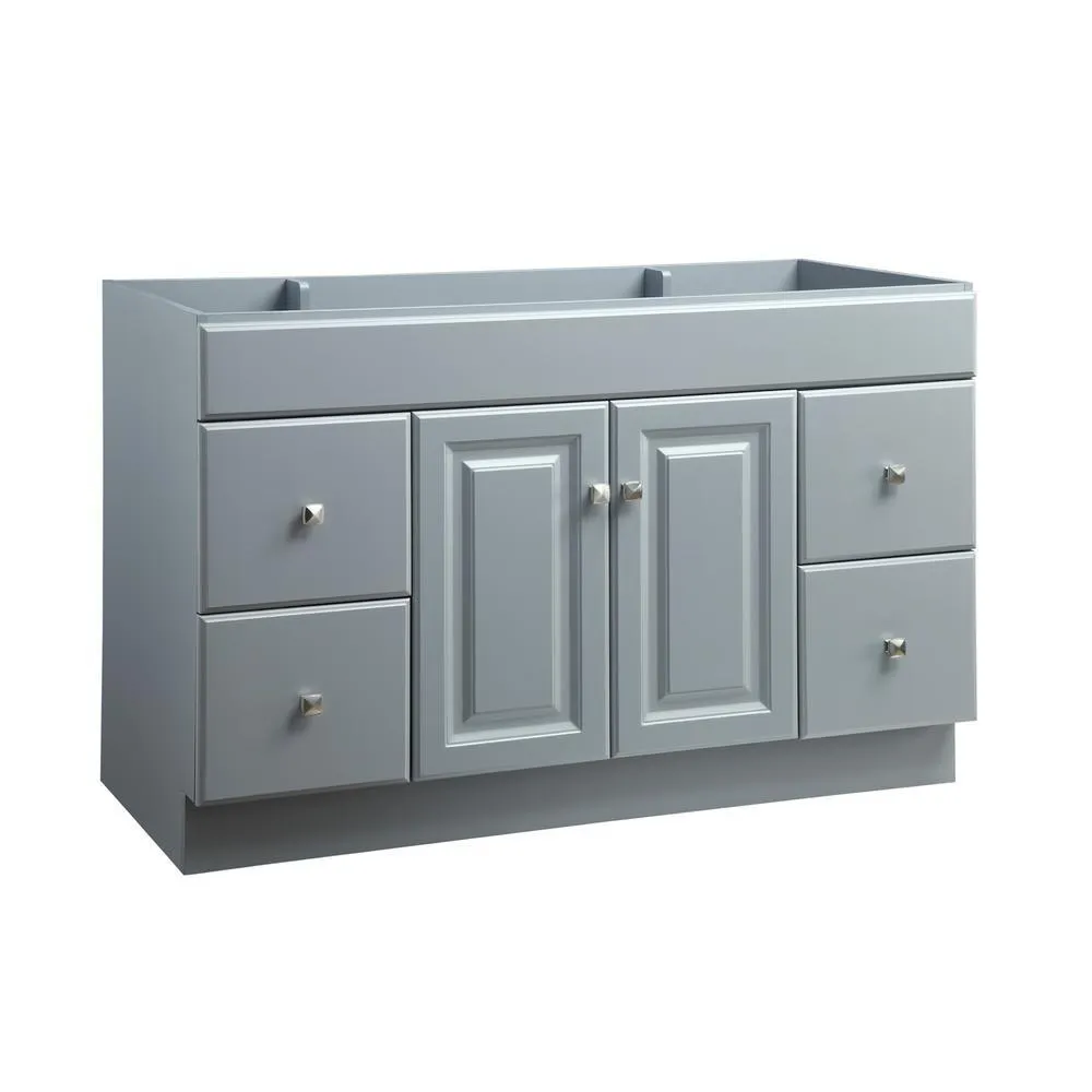 Wyndham 48 in. W x 21 in. D Ready to Assemble Bath Vanity Cabinet Only in Espresso, photo 27 of 29