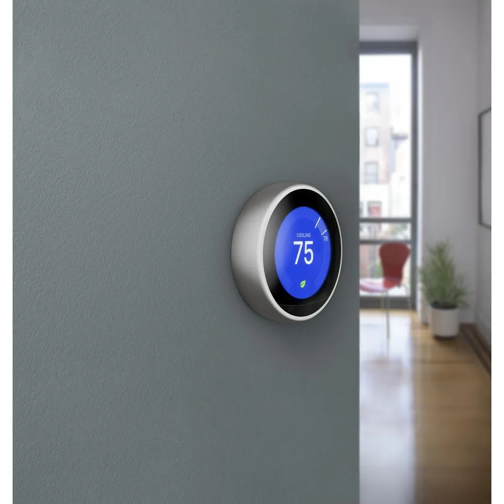 Nest Learning Thermostat 3rd Gen in Stainless Steel, photo 7 of 25