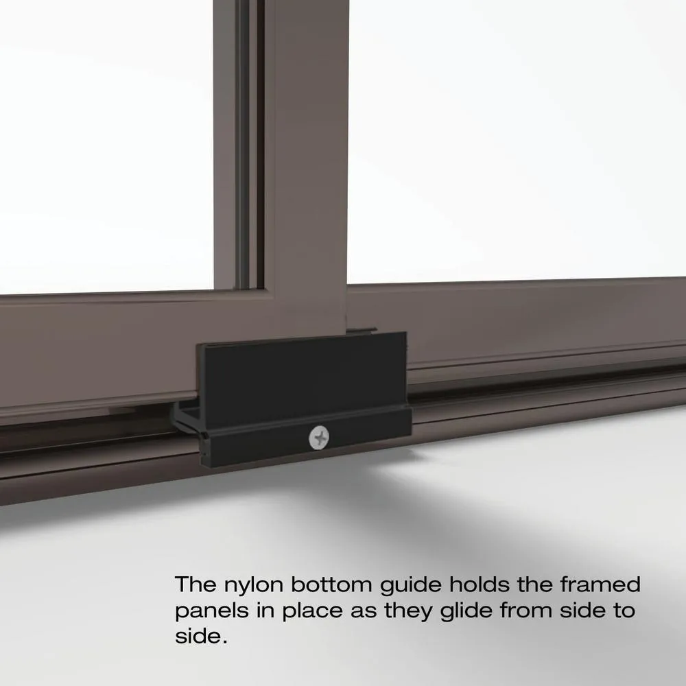 Deluxe 59 in. x 58-1/2 in. Clear Framed Sliding Tub Door in Oil Rubbed Bronze, photo 5 of 18