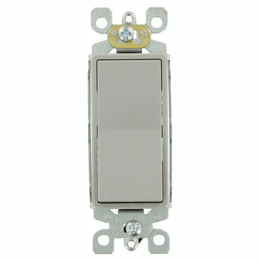 Decora 15 Amp 3-Way Switch, Black, photo 7 of 9