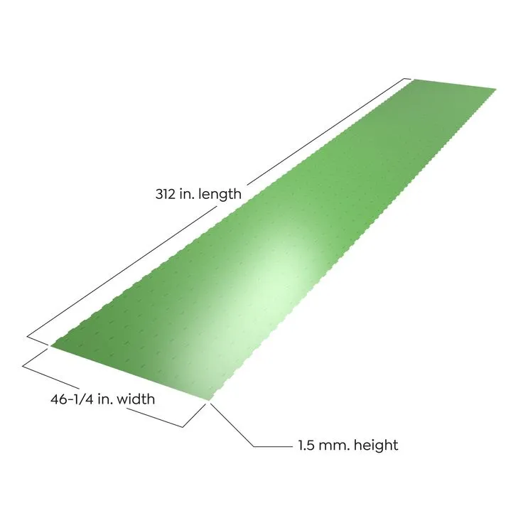 CALI Complete 3.85-ft W x 26-ft L x 1.5-mm T Premium Cushion Moisture Resistant Flooring Underlayment For Luxury Vinyl, Laminate, Hardwood (100-sq ft/Fan fold), photo 10 of 12