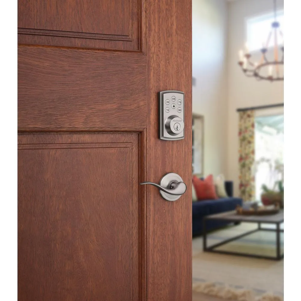Kwikset Z-Wave SmartCode 888 Satin Nickel Single Cylinder Electronic Deadbolt Featuring SmartKey Security, photo 5 of 8