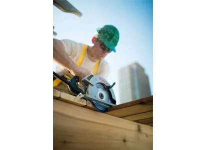 15 Amp 7-1/4 in. Corded Circular Saw with 24-Tooth Carbide Blade and Carrying Bag, photo 5 of 10