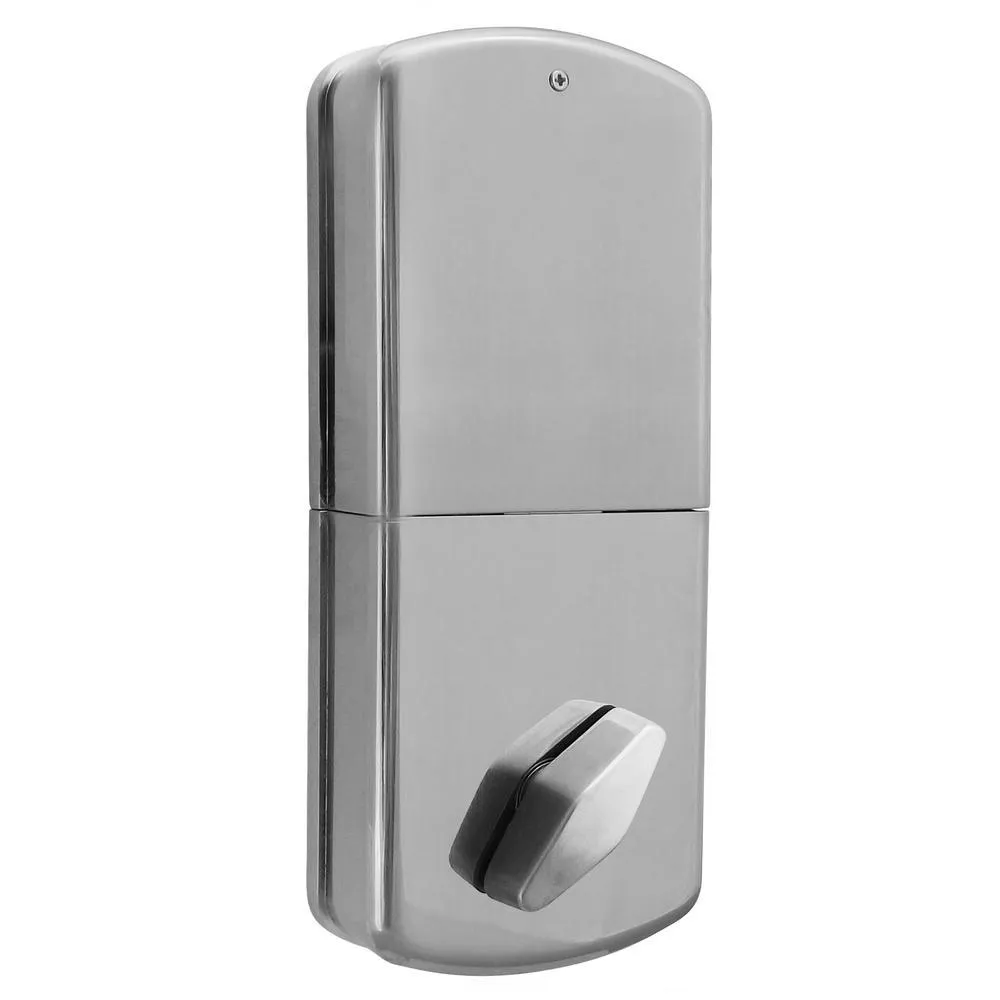 Satin Nickel Single Cylinder Electronic Touch Pad Deadbolt with Back-Lit Keypad, photo 2 of 11