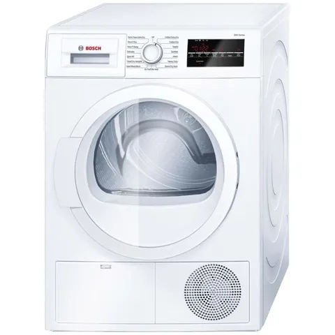 300 4-cu ft Stackable Ventless Electric Dryer (White)