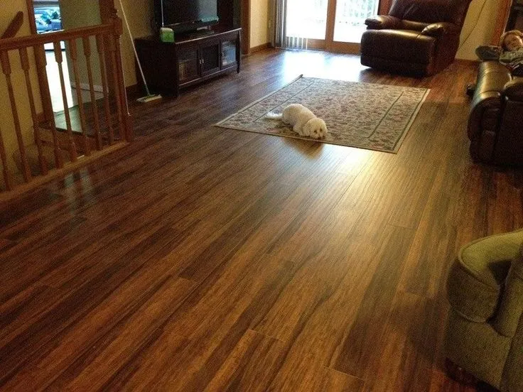 BuildDirect Balinese Rosewood 12mm 48" X 6.5" Laminate Flooring (15.1sq. ft. per box), photo 2 of 11