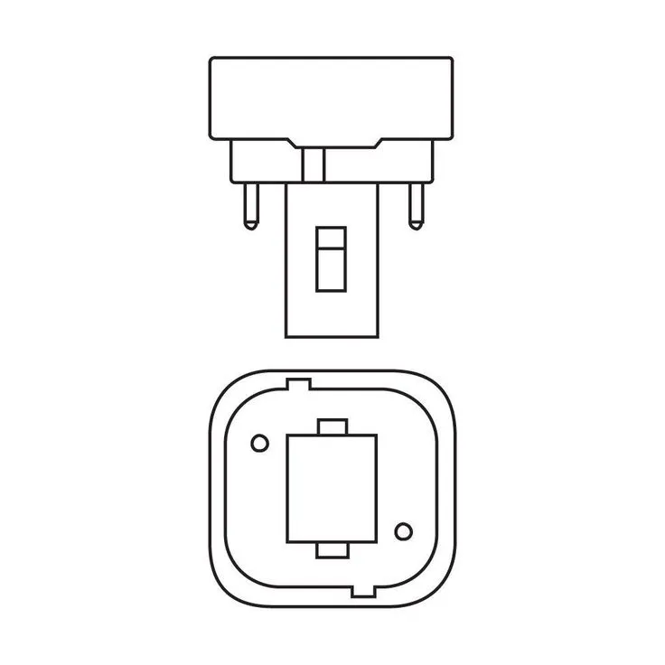 Philips 18-Watt (G24d-2) PL-C 2-Pin Energy Saver CFL (Non-Integrated) Light Bulb Neutral (3500K), photo 2 of 3
