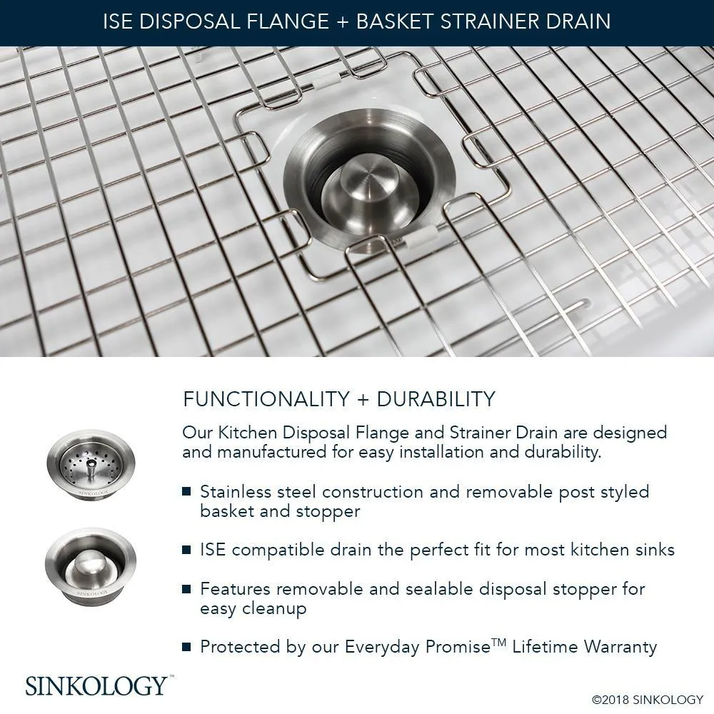 Bradstreet II Farmhouse Fireclay 30 in. Single Bowl Kitchen Sink with Strainer Drain in Crisp White, photo 5 of 13