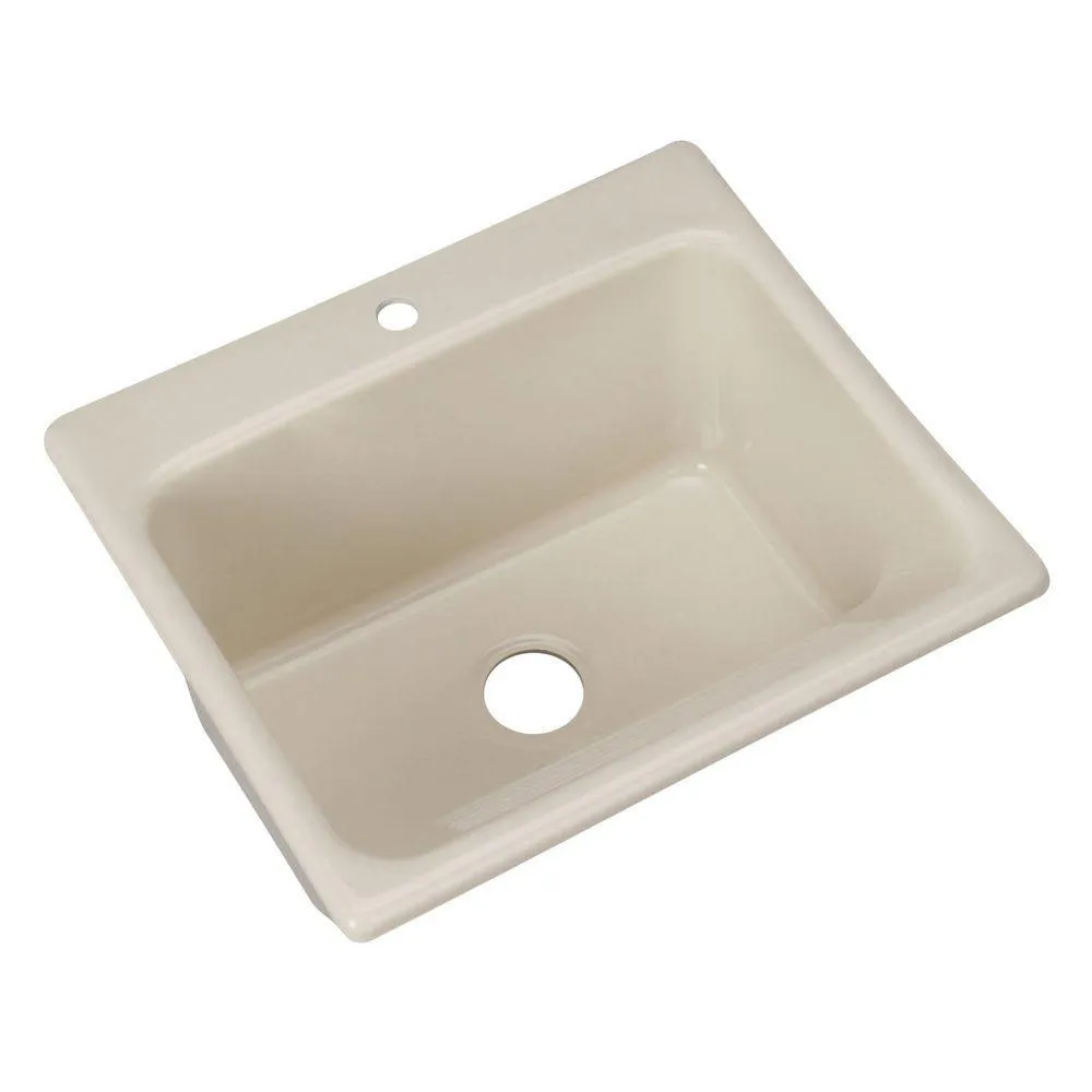 Kensington Drop-In Acrylic 25 in. 1-Hole Single Bowl Utility Sink in White, photo 12 of 17