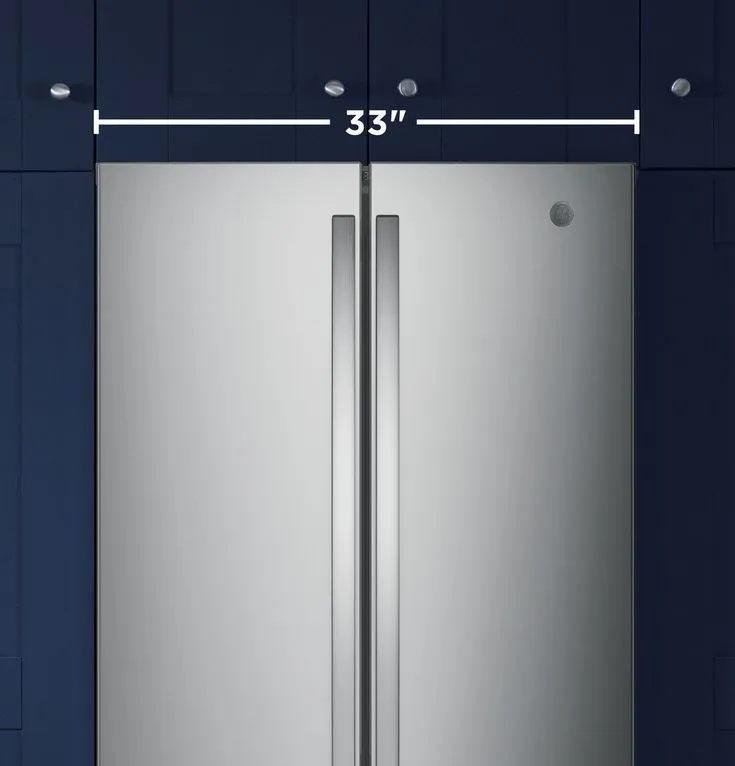 GE 18.6 cu. ft. French Door Refrigerator in Stainless Steel, Counter Depth, photo 2 of 8