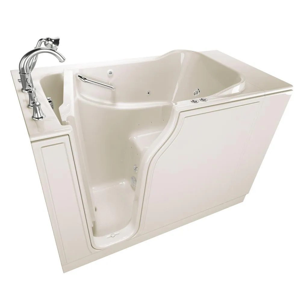 Gelcoat Value Series 52 in. Righ Walk-In Whirlpool and Air Bath Bathtub in White, photo 15 of 16