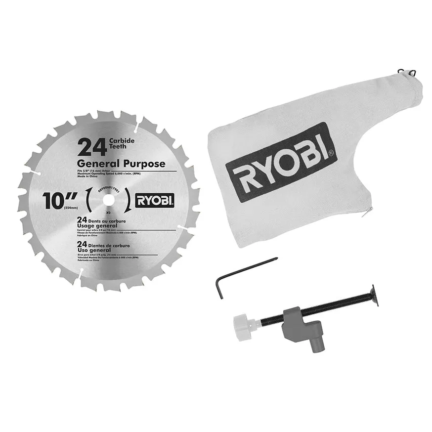 RYOBI 10 in. Compound Miter Saw with LED (TS1346), photo 6 of 7