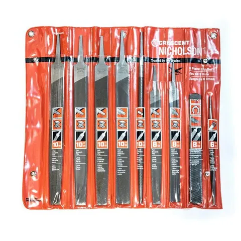 Nicholson 6 in., 8 in. and 10 in. Maintenance File Set (9-Piece)