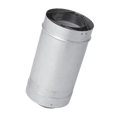 6 in. Vent Length 3 × 5 in Stainless Steel Concentric Vent for Tankless Gas Water Heaters