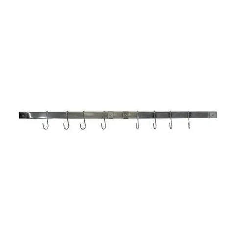 40 × 2 in Stainless Steel Pot Rack
