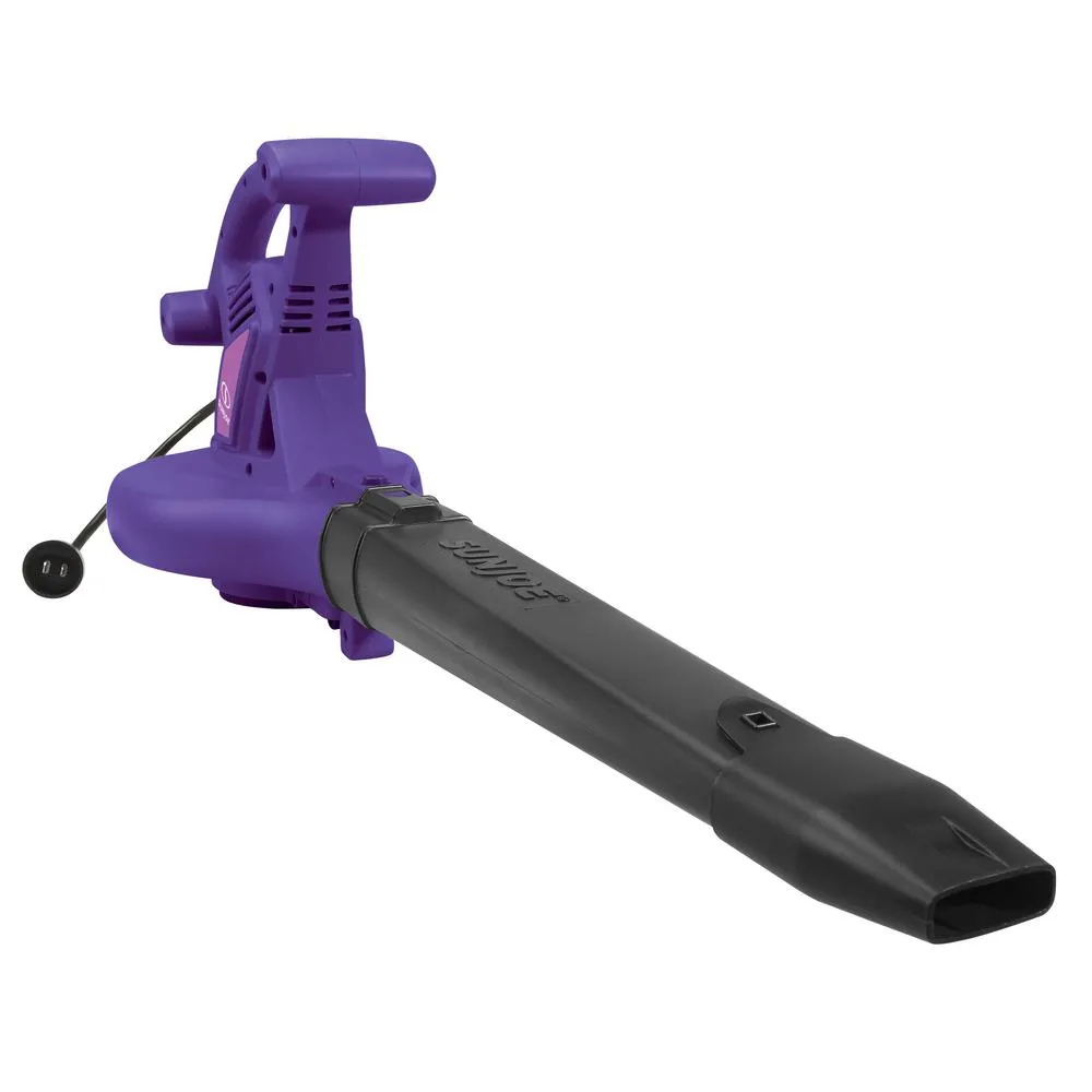 Sun Joe 250 MPH 440 CFM 14 Amp Electric Handheld Blower/Vacuum/Mulcher with Gutter Attachment in Purple (Factory Refurbished), photo 4 of 4