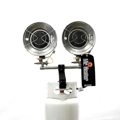 30,000 BTU Radiant Double Tank Top Propane Heater
