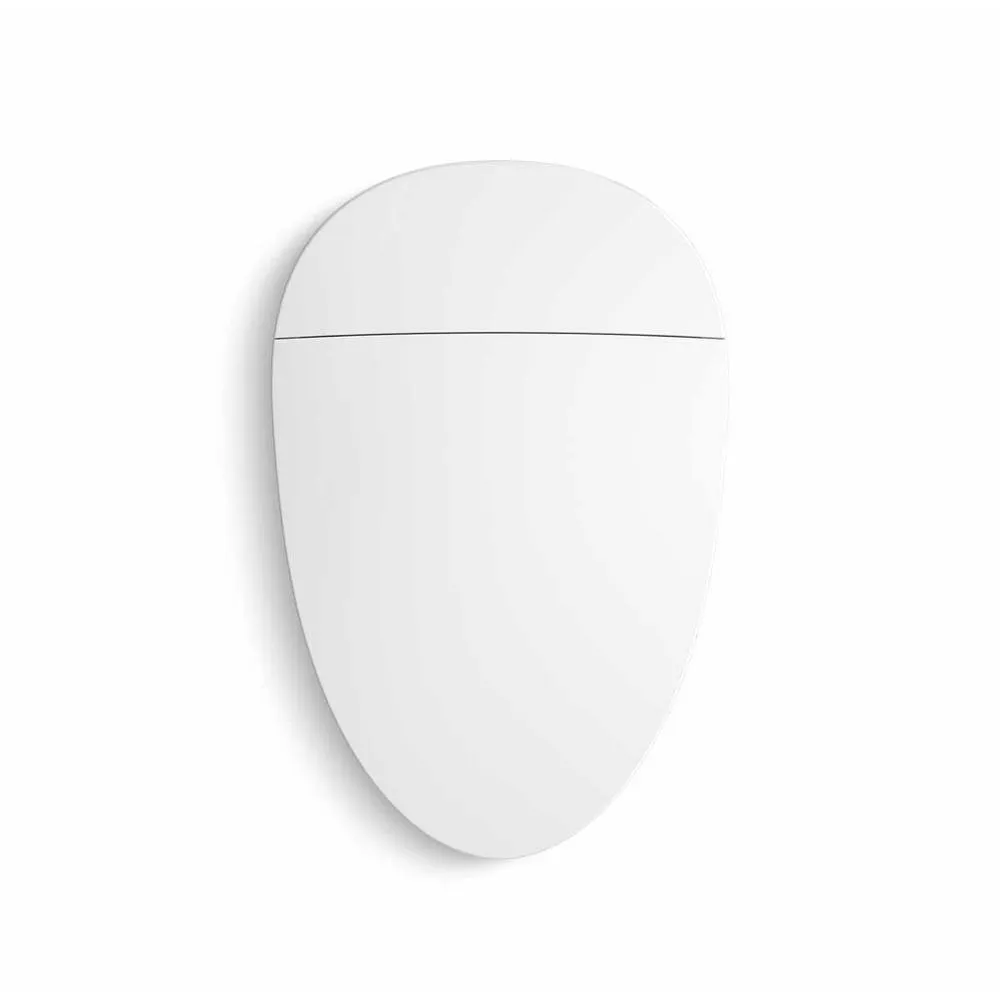 Veil Comfort Height Intelligent 1-Piece 0.8 or 1.28 GPF Dual Flush Elongated Toilet in White Seat Included, photo 7 of 12