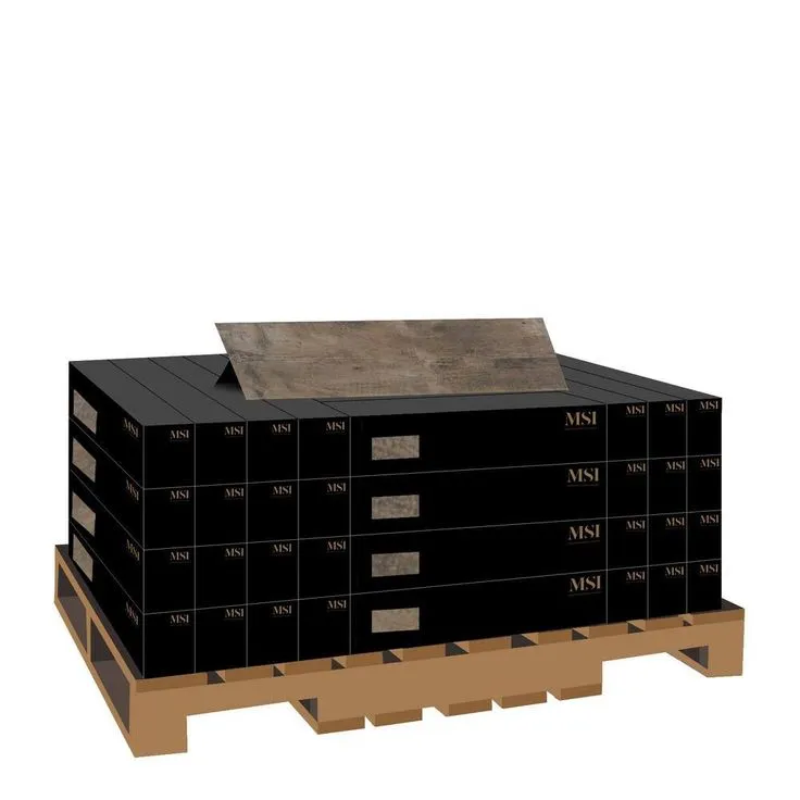 MSI Barnwood Cognac 8 in. x 36 in. Matte Porcelain Floor and Wall Tile (20 cases / 280 sq. ft. / pallet), photo 2 of 7