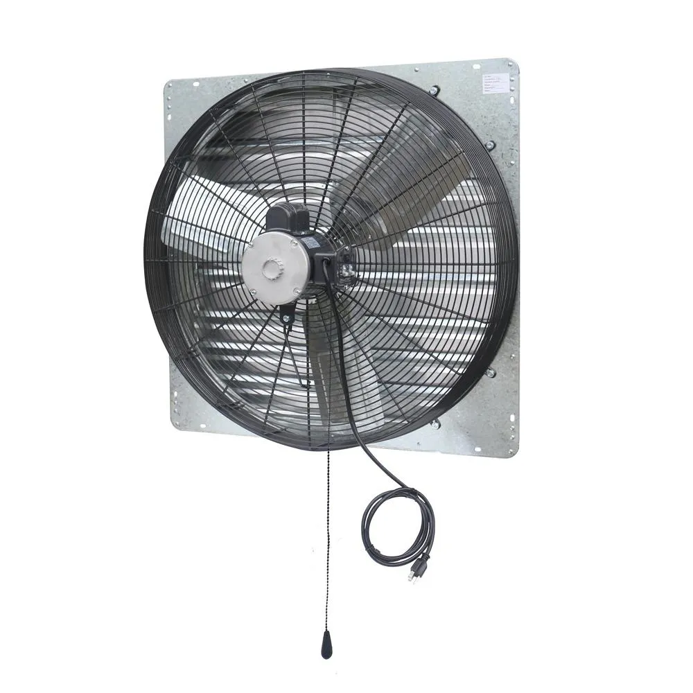 iLIVING 5088 CFM Silver Electric Powered Gable Mount Shutter Fan/Vent, photo 3 of 10