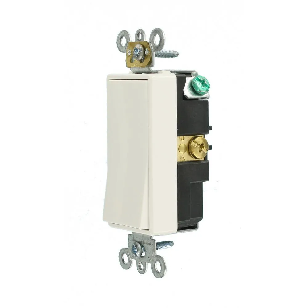 Decora Plus 15 Amp Switch, White, photo 3 of 5