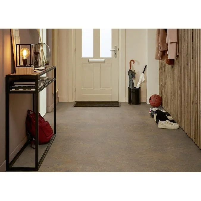Marmoleum Forbo Flooring Systems Marmoleum Cinch Loc Seal Cork Tree 10-mm T x 12-in W x 12-in L Waterproof Tile Look Laminate Flooring (6.78-sq ft / Carton), photo 5 of 5