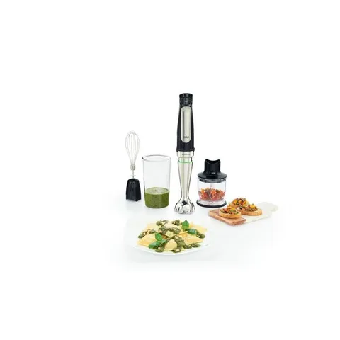 MultiQuick MQ7025X SmartSpeed SS Immersion Hand Blender w/ 1.5 C Food Processor