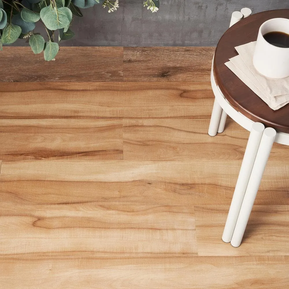Ivy Hill Tile Duren 28mil Acacia Brown 6 in. x 48 in. Glue-Down Luxury Vinyl Plank Flooring, 36 sq. ft./Case, photo 2 of 8