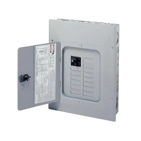 BR 100 Amp 24-Circuit Indoor Main Breaker Plug-On Neutral Load Center
