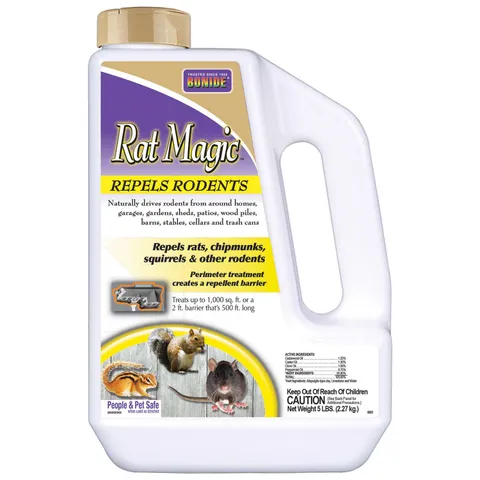 Rat Magic Rodent Repellent Granules, 5 lb Shaker