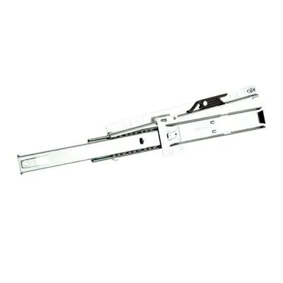 Accuride 2037-A Light-Duty Ball-Bearing Drawer Slide, 3/4 Extension, 50 lb, 12-28 in., Clear Zinc, photo 5 of 12