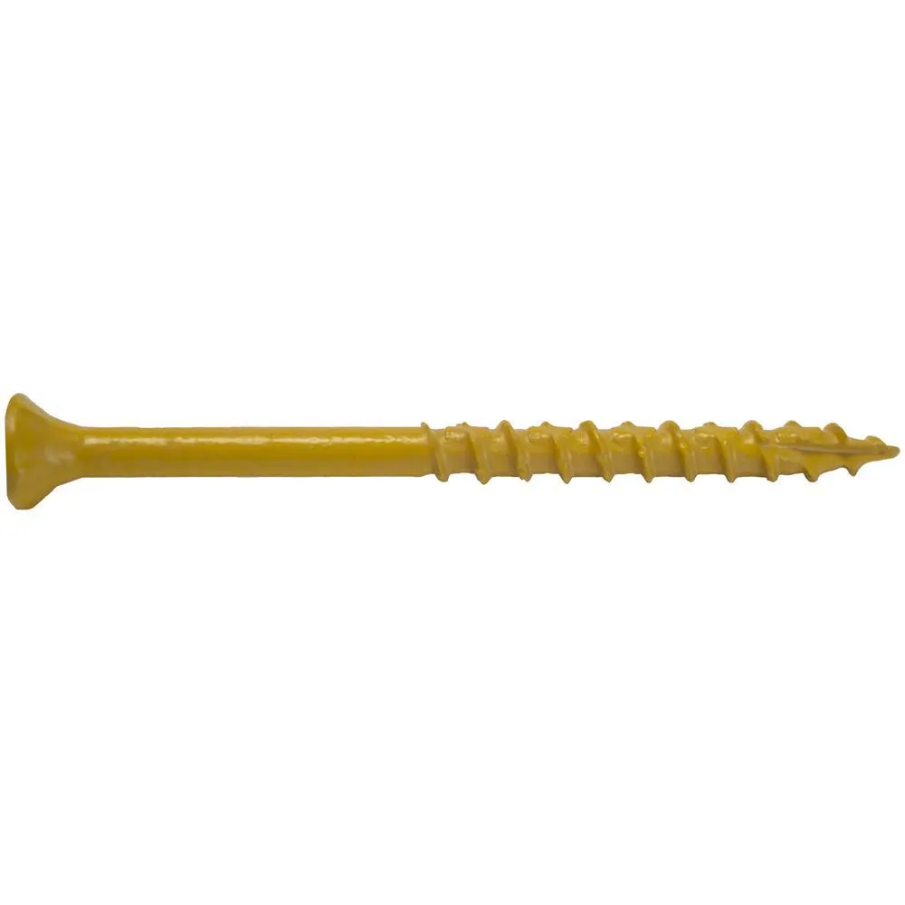DECKMATE #9 x 3 in. Star Flat-Head Wood Deck Screws (5 lbs./Pack), photo 5 of 6