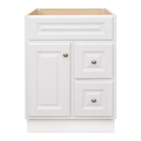 Hampton 24 in wide · 21 in deep · 33.5 in high Bathroom Vanity Cabinet Only in White