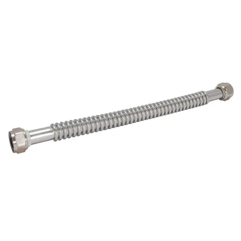 3/4 in. FIP x 3/4 in. FIP x 24 in. Stainless Steel Corrugated Water Heater Connector