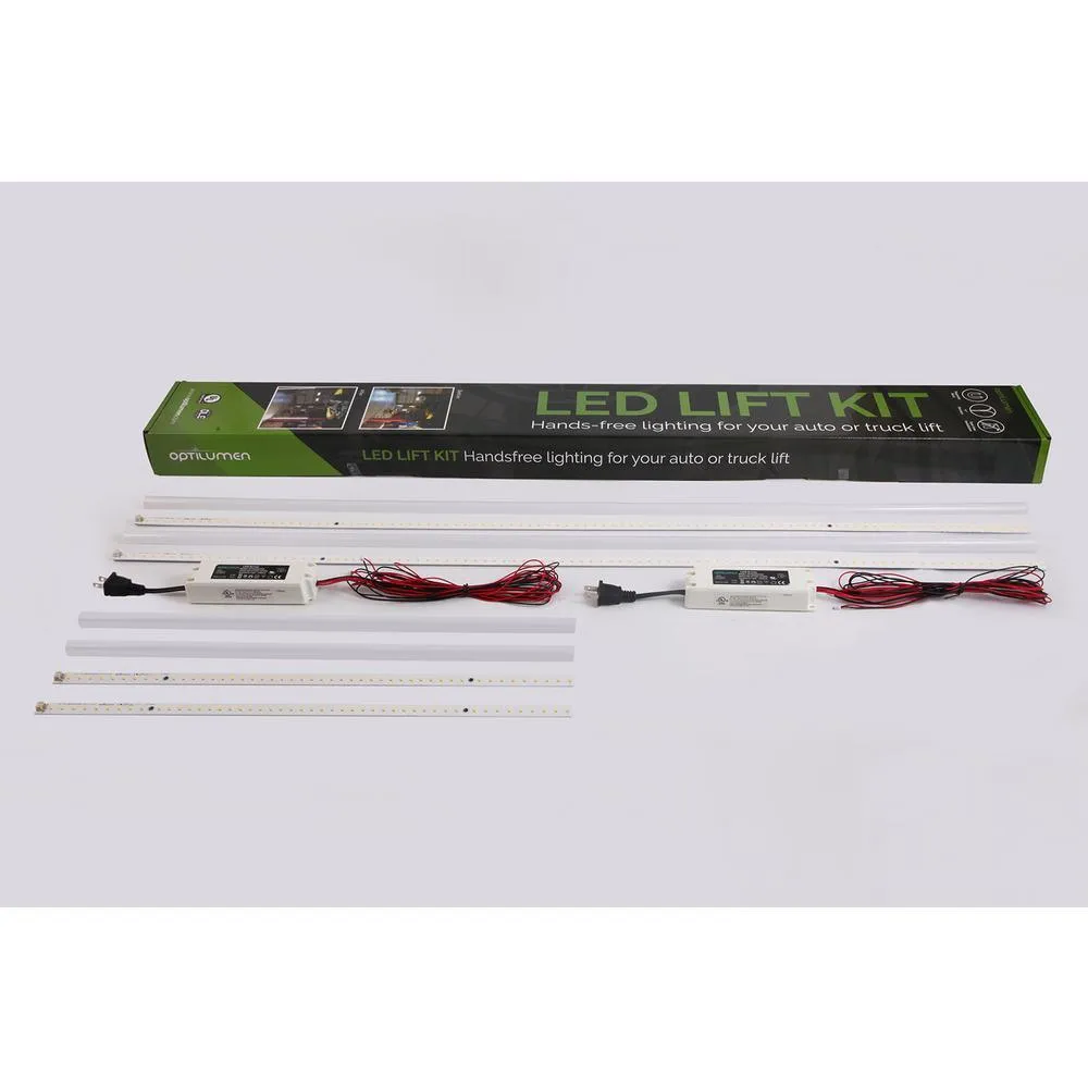 LED Lift Kit 12 ft. 186-Watt Equivalent Integrated LED White Strip Kit  Auto or Truck Lift Kit 5000K (1-Pack), photo 3 of 9