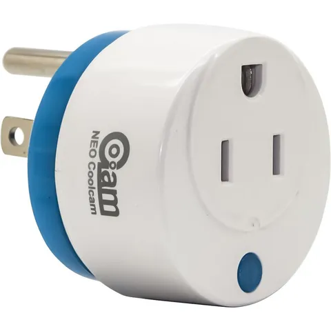 Mini Round Wi-Fi Smart Plug Works with Alexa and Google Home for Voice Control Save Energy and Reduce Electric Bill