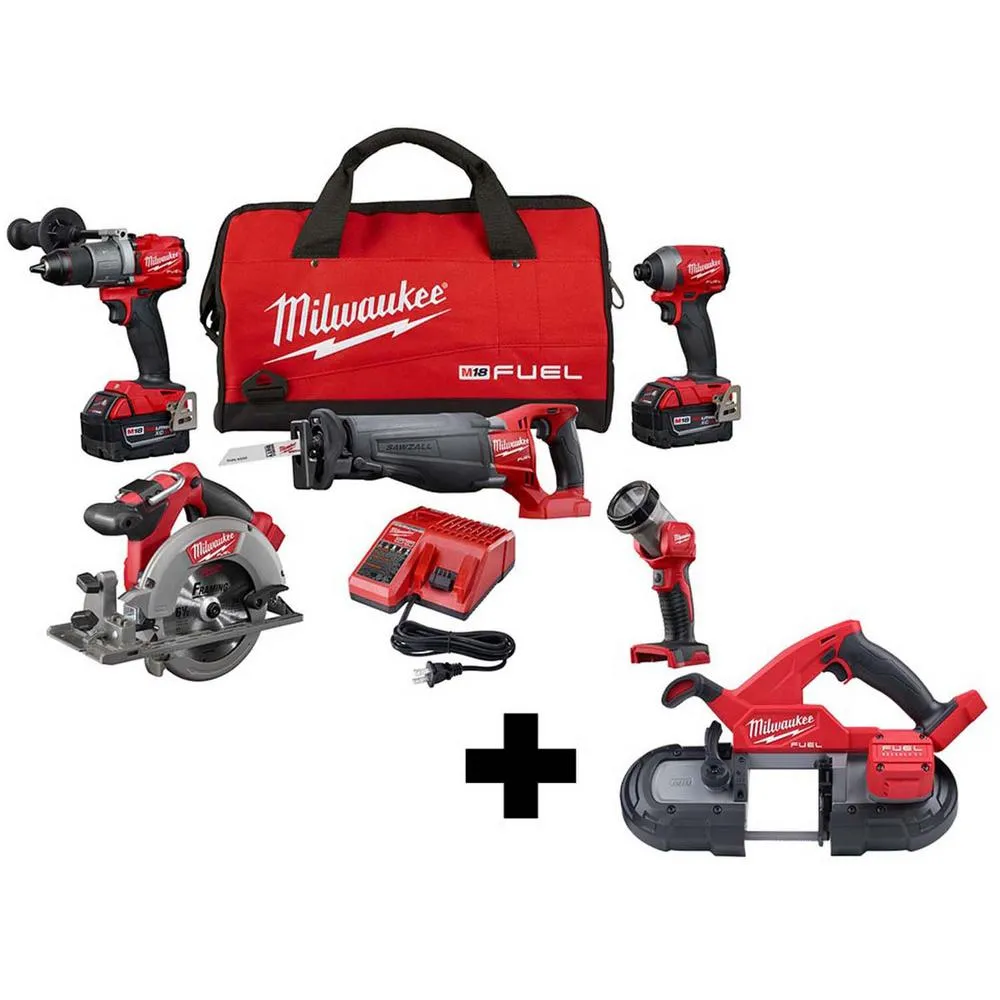 M18 FUEL 18-Volt Lithium-Ion Brushless Cordless Hammer Drill and Impact Driver Combo Kit (2-Tool) with Two 5Ah Batteries, photo 17 of 34