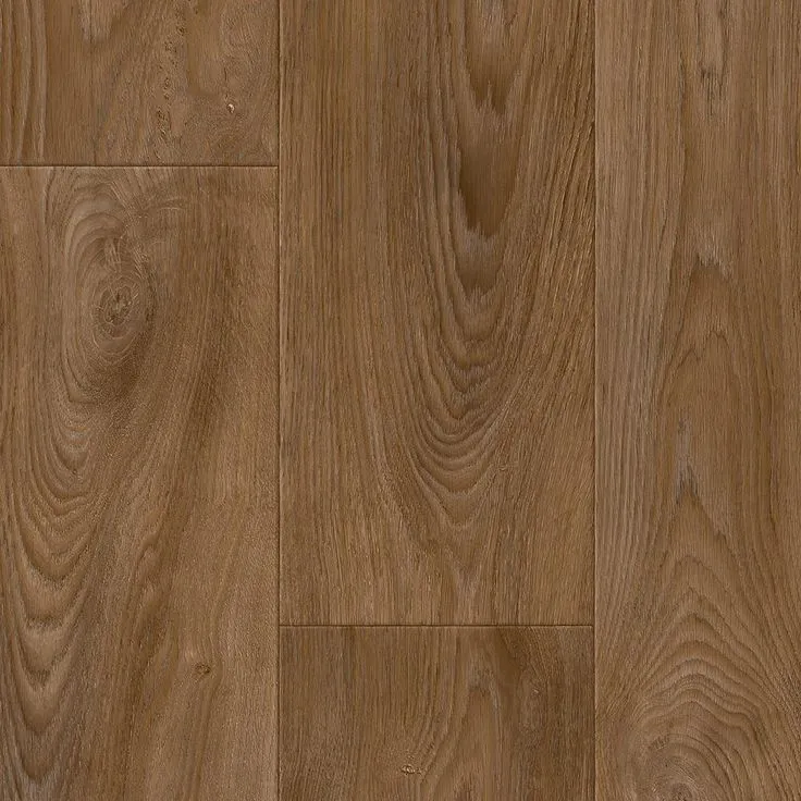 TrafficMASTER Oak Strip Butterscotch 12 ft. Wide Residential Vinyl Sheet, photo 6 of 6