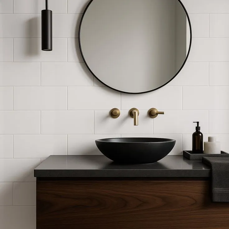 Adessi Bright White Glossy Ceramic Wall Tile - 13 x 24, photo 4 of 4