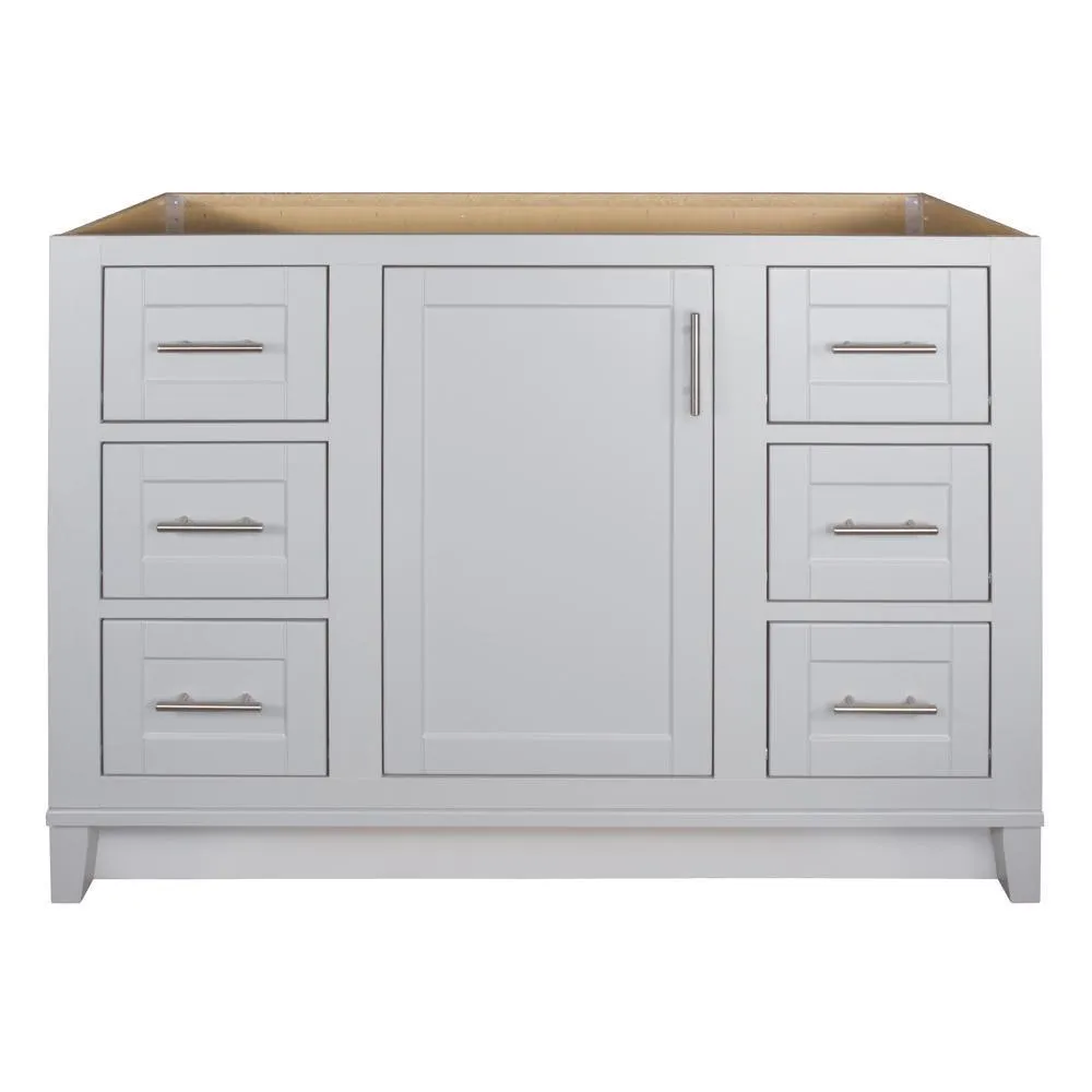 Kinghurst 48 in. W x 21 in. x 33.5 in. H D Bathroom Vanity Cabinet Only in White, photo 9 of 24