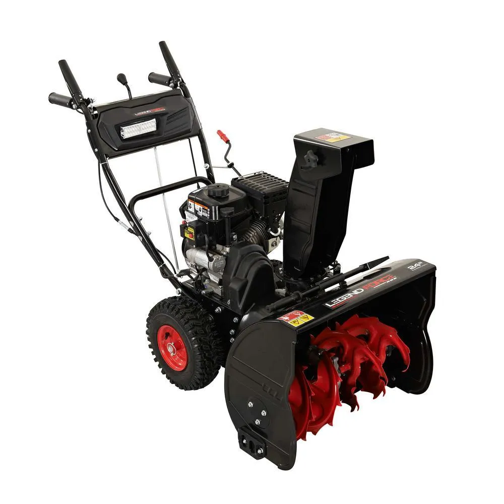 24 in. Two-Stage Gas Snow Blower with Electric Start, photo 8 of 11