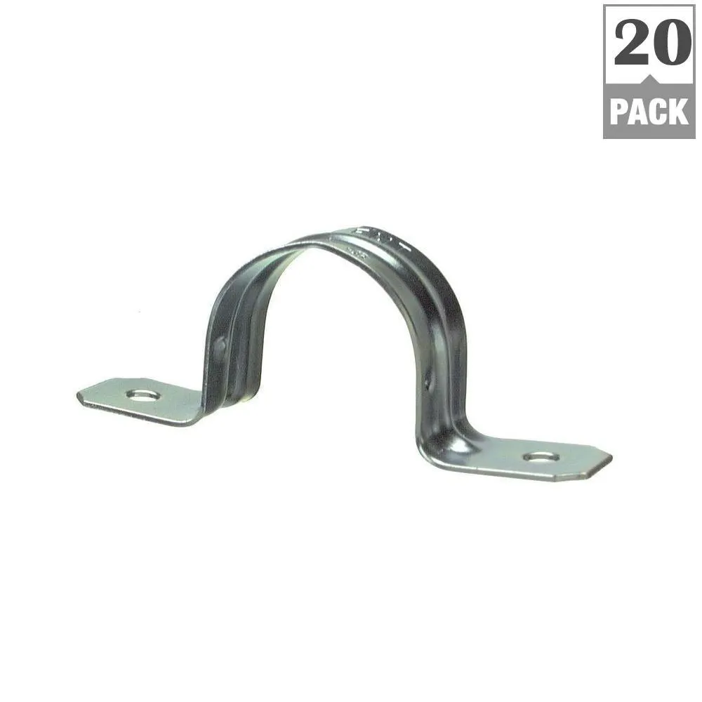 Halex 1 in. 2-Hole Electrical Metallic Tube (EMT) Straps (4-Pack), photo 11 of 14