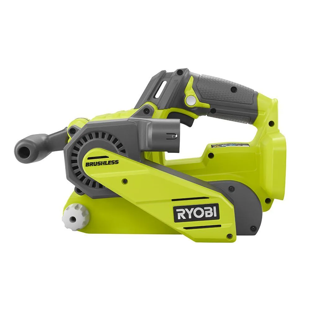 RYOBI 18-Volt ONE+ Cordless Brushless 3 in. x 18 in. Belt Sander with 4.0 Ah Lithium-Ion Battery, photo 3 of 13