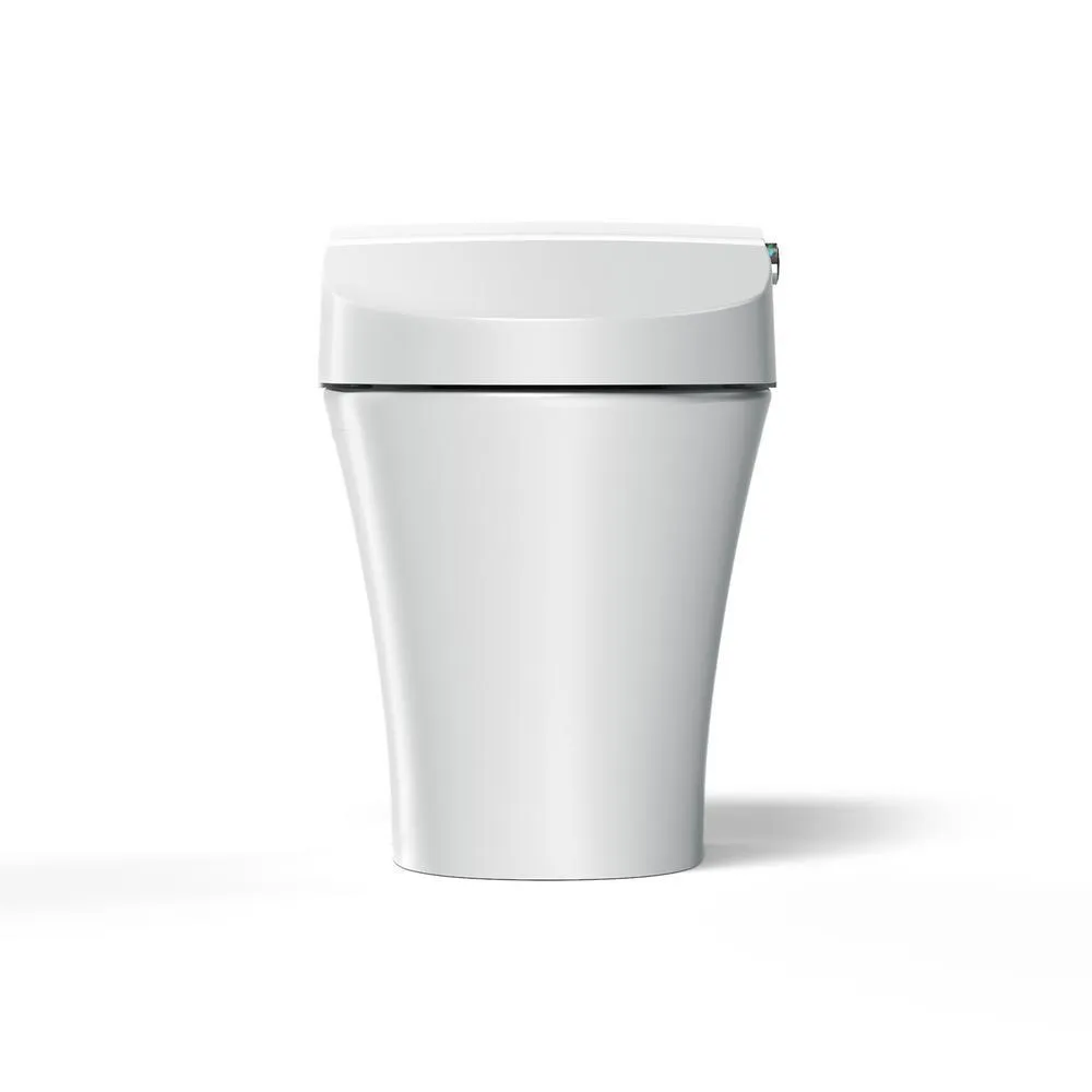 Advanced Clean 100 Spalet 12 in. Rough-In 1-piece 0.92/1.32 GPF Dual Flush Elongated Toilet in White, Seat Included, photo 2 of 10