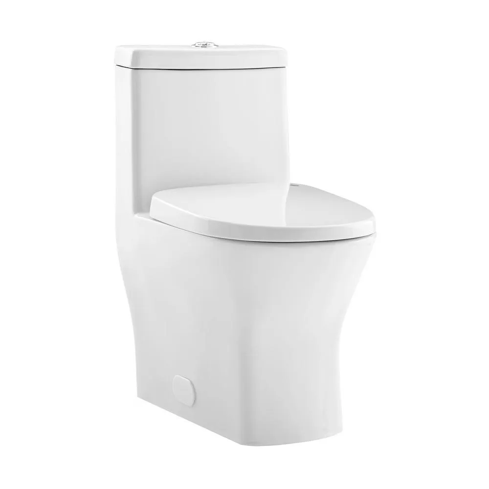 Sublime II 1-Piece 0.8/1.28 GPF Dual Flush Elongated Toilet in White, photo 3 of 13