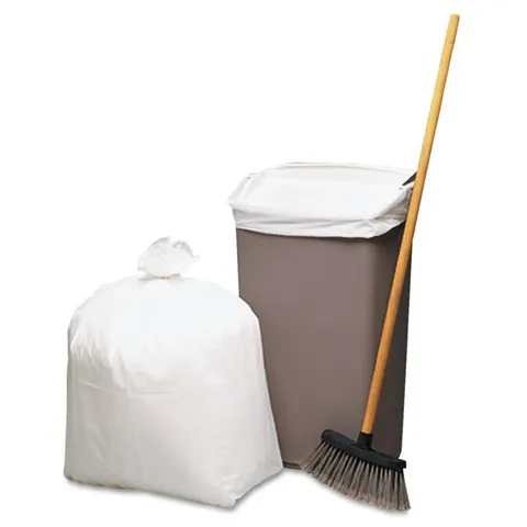 150-Pack 13-Gallon White Plastic Can Trash Bag