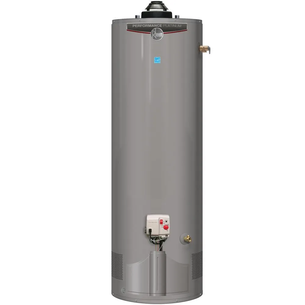 Performance Platinum 50 Gal. Tall 12-Year 38,000 BTU Ultra Low NOx (ULN) Natural Gas Power Damper Tank Water Heater, photo 6 of 7