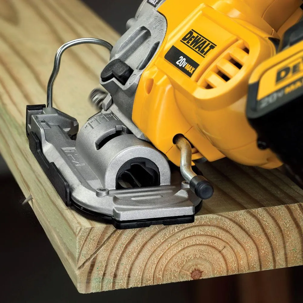 DEWALT 20-Volt MAX Li-Ion Cordless Jig Saw (Tool-Only) with Bonus General Purpose T-Shank Jig Saw Blade Set with Case (10-Pack), photo 10 of 14